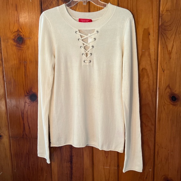 Philanthropy Willow St Cream Long Sleeve M New NWT - Picture 13 of 14